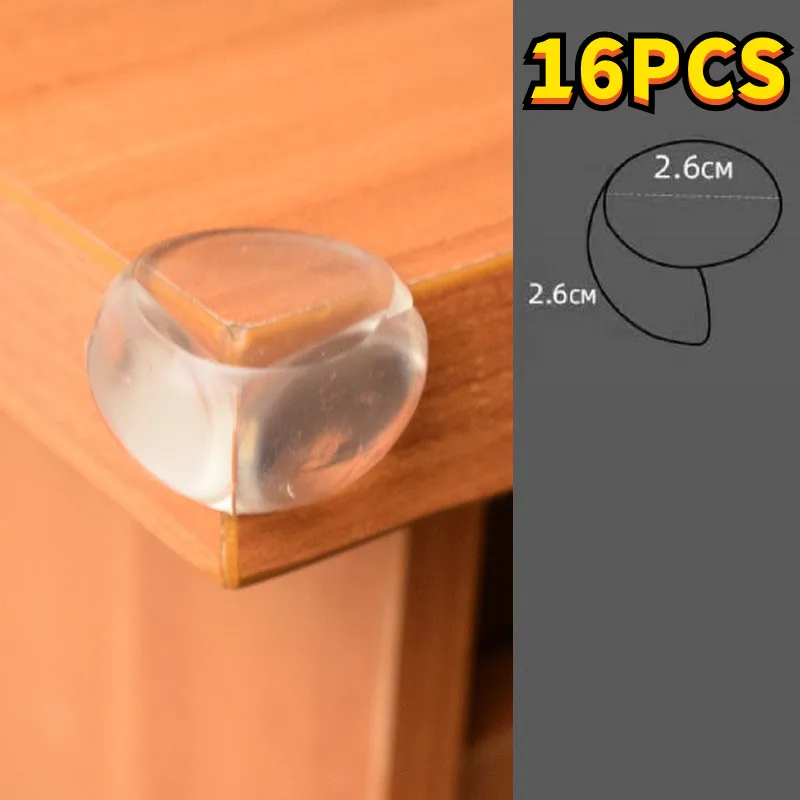 Child Safety Silicone Corner Protectors - Anticollision Furniture Edge Guards