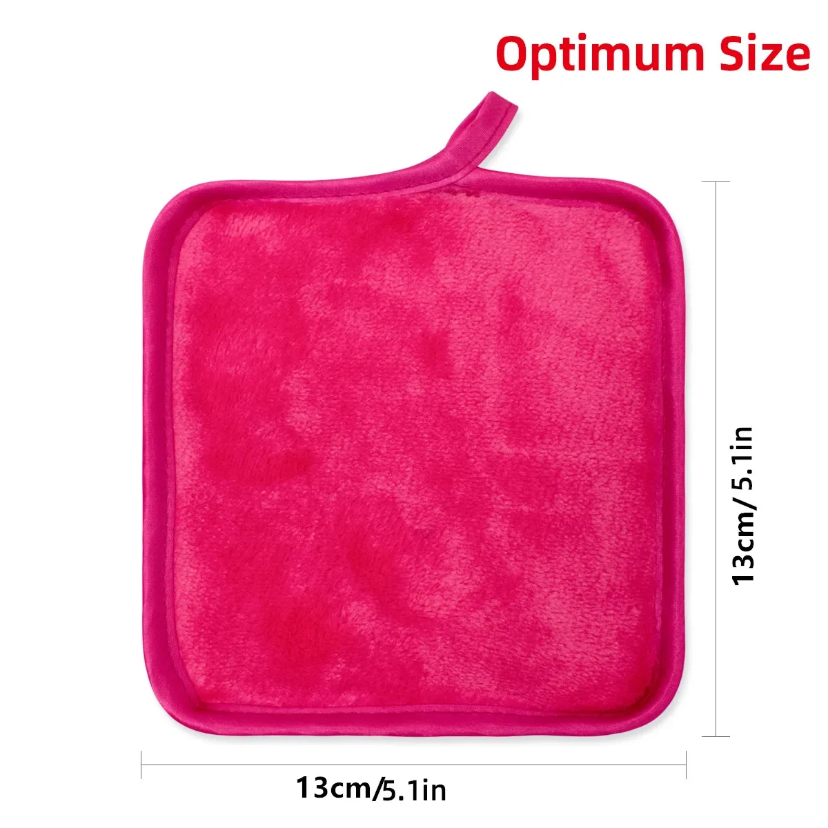 2Pcs Makeup Remover Pads Reusable Cotton Pads Makeup Eraser Microfiber Facial Towel Face Cleaner Cleaning Wipes Skincare Beauty