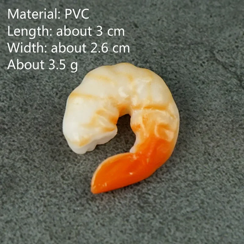 Simulation Shrimp Fake Food Model High Imitation Shrimp Shooting Prop Photo Props PVC Simulation Lobster Model Food Model Food Photography Props Kitchen Food Toys 5pcs/pack