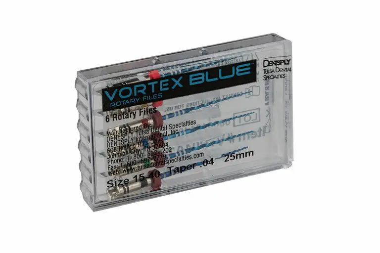 06 Taper Tulsa Dental Vortex Blue 21, 25, 31mm all Taper rotary files 6/pk Dentist Tool Instrument Dental Root Files Root Canal vdw dental endo root files root canal universeral engine use rotary files endondontic root canal niti dentist tool instrument