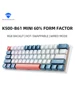 Machenike K500-B61 Mini Mechanical Keybaord 60% Form Factor Wired Full Key Hot-Swappable RGB Backlit 61Keys Gaming Keybaord 1