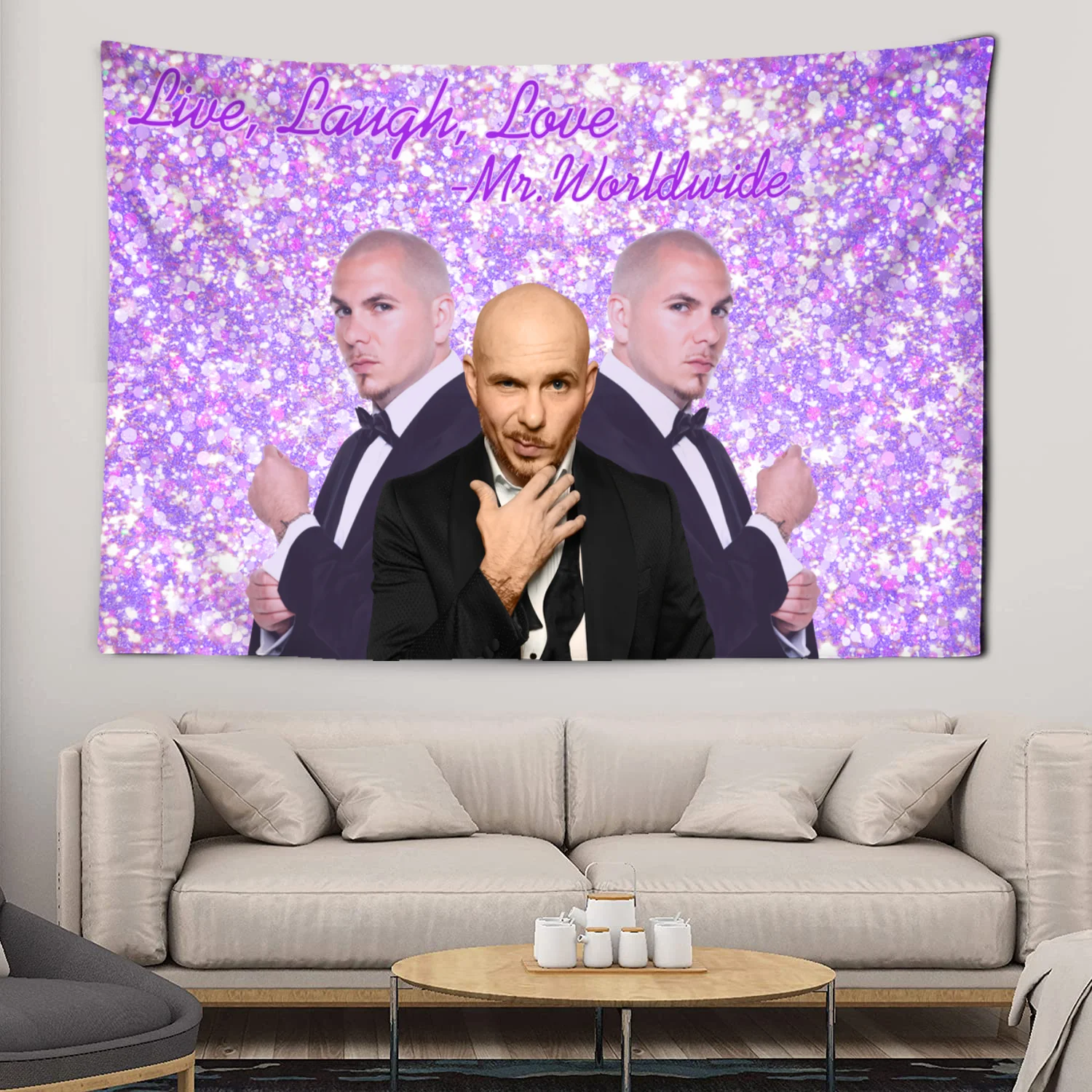 Tapestry Decor Mr 305 Pitbull Worldwide Hippie Tapestry Fabric Macrame Wall Hanging Beach Room Decor Cloth Carpet Yoga Mats Sheet Sofa Blanket
