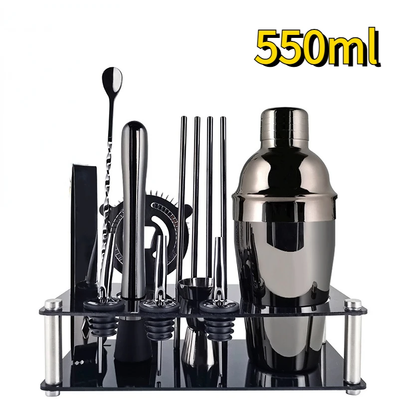 Buy Koviti 12 Piece Cocktail Shaker Set, Stainless Steel Bartender