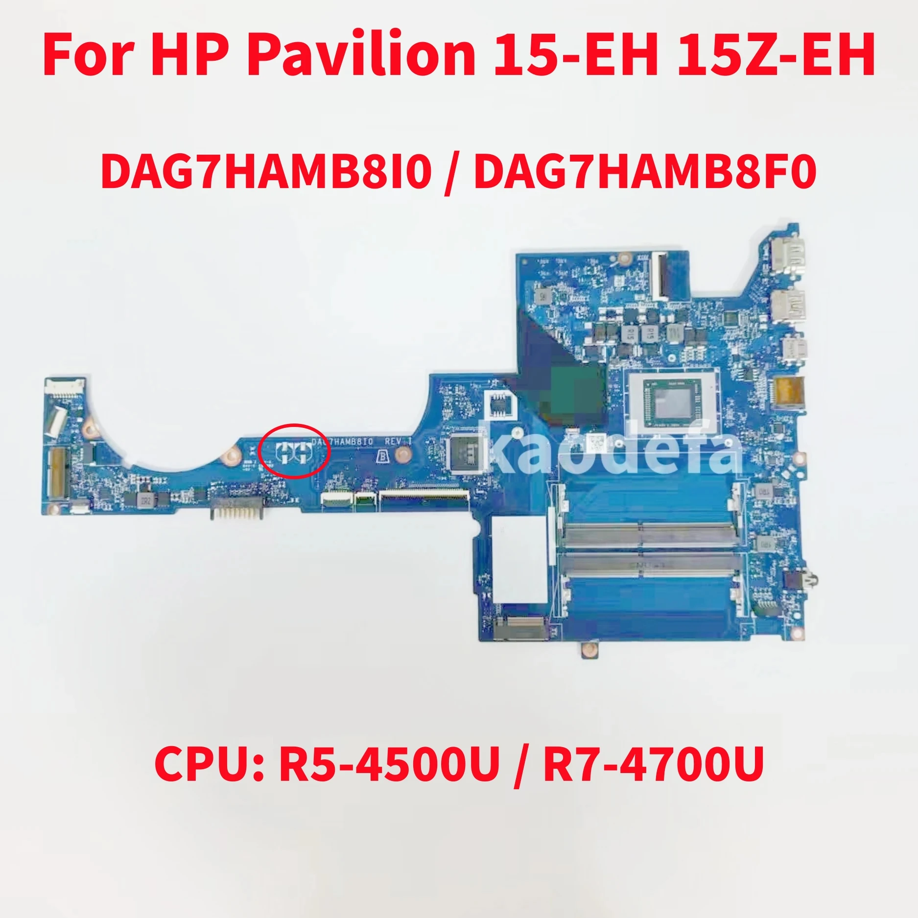 DAG7HAMB8E0 DAG7HAMB8I0 DAG7HAMB8F0 For HP Pavilion 15-EH 15Z-EH