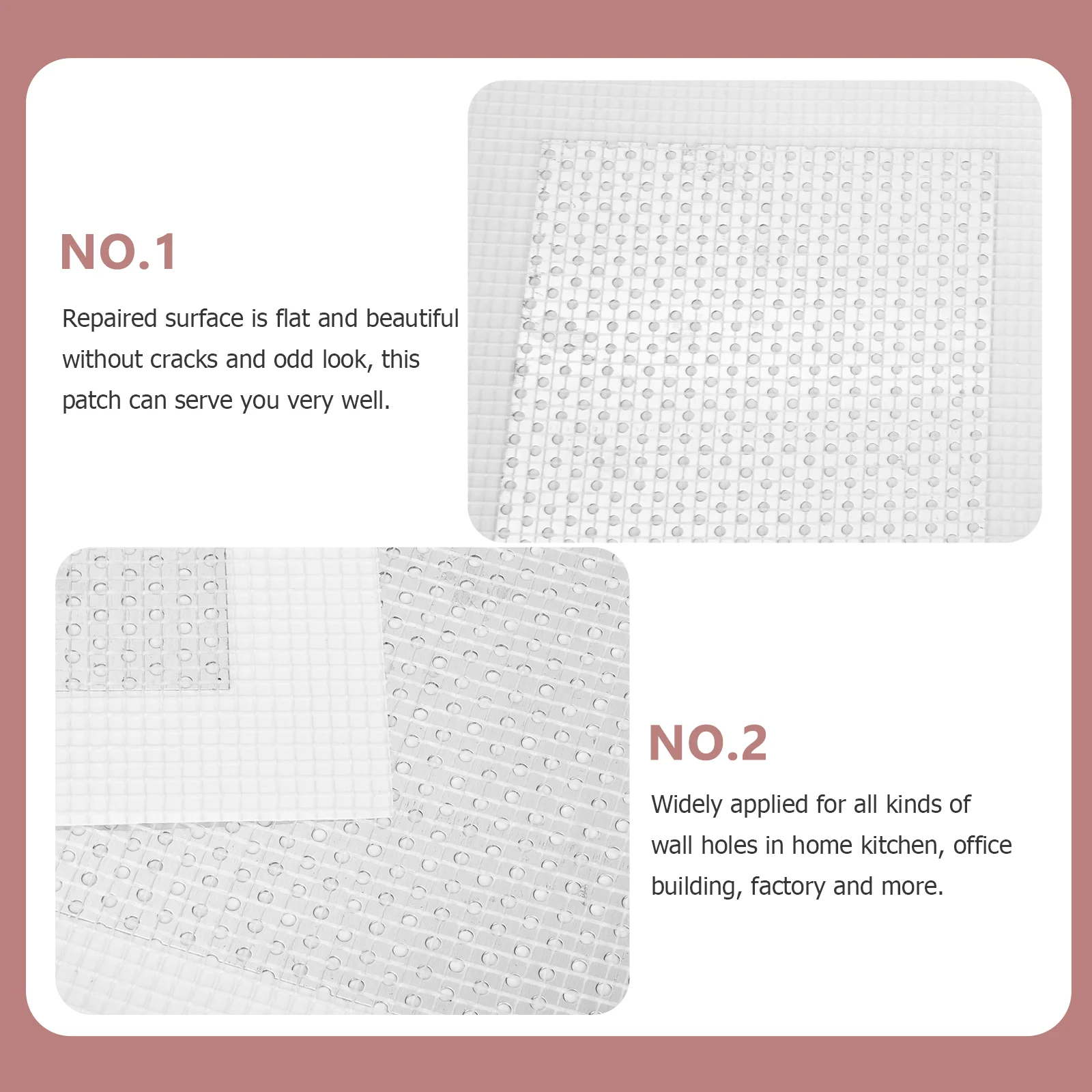 Adhesive Wall Repair Patch The Tools Kit with Fixture Mounting Bracket