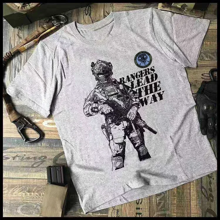 Rangers Lead The Way: Premium Cotton US Army Infantry Graphic T-Shirt