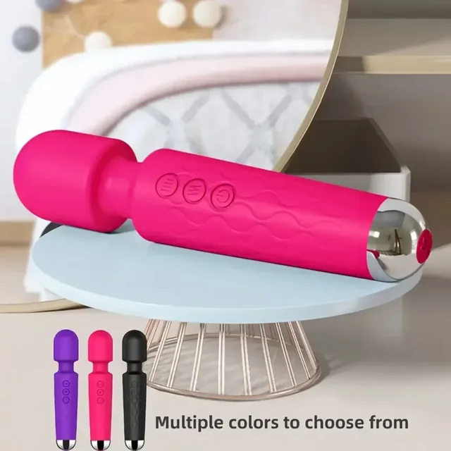 Sexy Zauberstab-Vibratoren, 20 Modi, Frequenz, leistungsstarkes persönliches Massagegerät, AV-Stick-Vibrator, Klitorisstimulator, Erwachsene, Sexspielzeug, weiblich 1