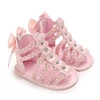 Baby Girl Sandals Summer Baby Wedding Dress Flat Shoes Newborn Baby Shoes Children's Garden Shoes First Walkers Walking Shoes 2