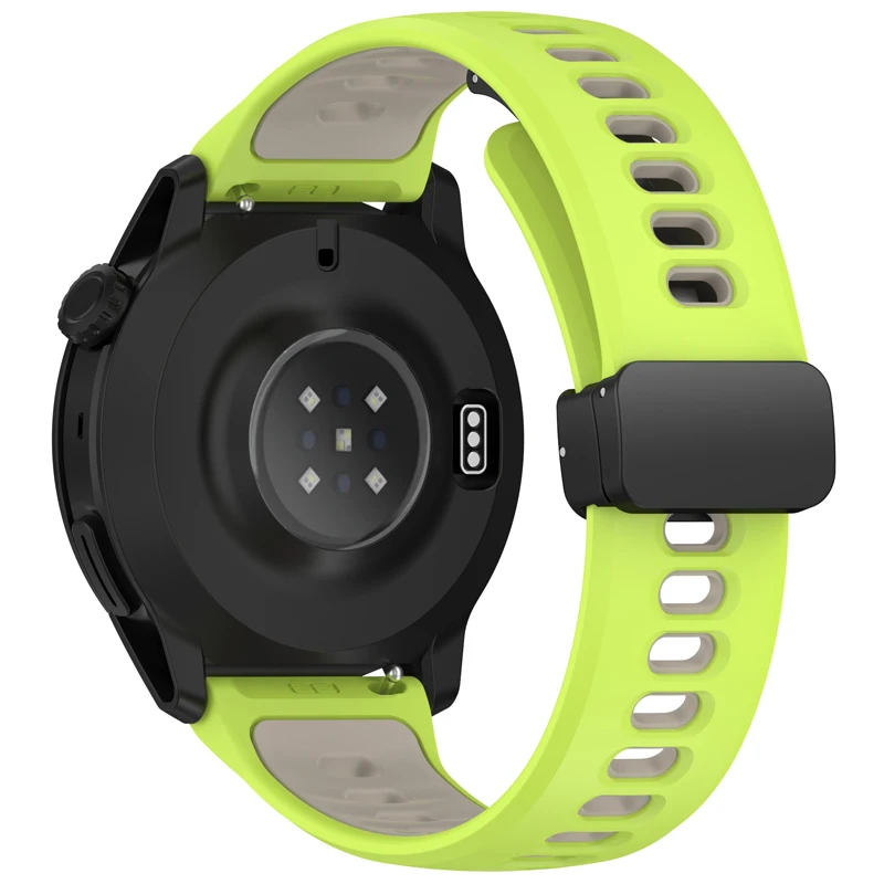 Silicone Sports Magnetic Band Bracelet, 22mm Strap