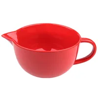 Bol à œufs en céramique, tasse pointue de cuisine avec poignée, bol de cuisson et de mélange, bol à pâte avec ustensiles de cuisson 5