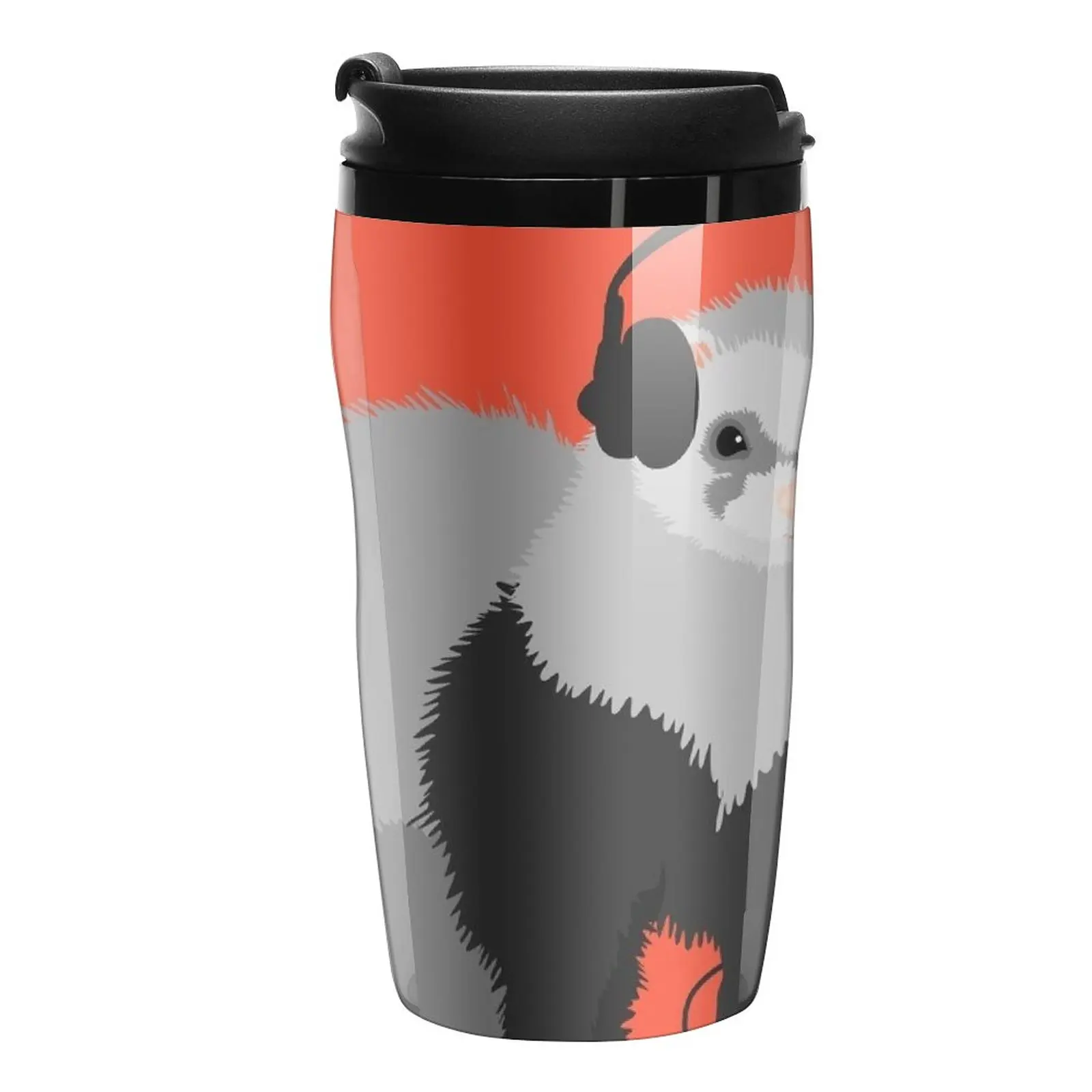 

New Funny Musical Ferret Travel Coffee Mug Unusual Tea Cup Elegant Coffee Nespresso Cup Tea Cup