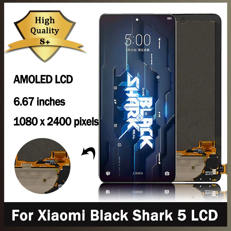 lcd-originale-al-667-per-xiaomi-black-shark-5-rs-5rs-lcd-shark-par-a0-display-touch-screen-digitizer-frame-per-blackshark-5-lcd