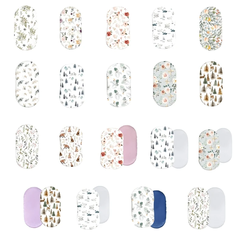 

Baby Bed Fitted Bassinet Sheets Mattress Cover Soft Removable Bedding Supplies