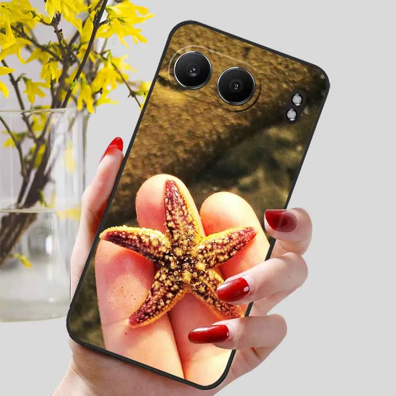 Elegant Black Marble TPU Soft Phone Cover - Fashionable Silicon Back Protector