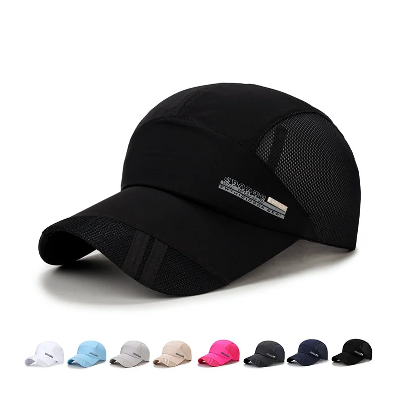 Hat Men's Summer Outdoor Quick Drying Hat Women's Sun Shading And Sun Protection Hat Breathable Sports Hat_viptrois.com