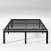14in High Queen Bed Frame No Box Spring Needed, Heavy Duty Metal Platform Bed Frame Queen Size with Round Corners 1