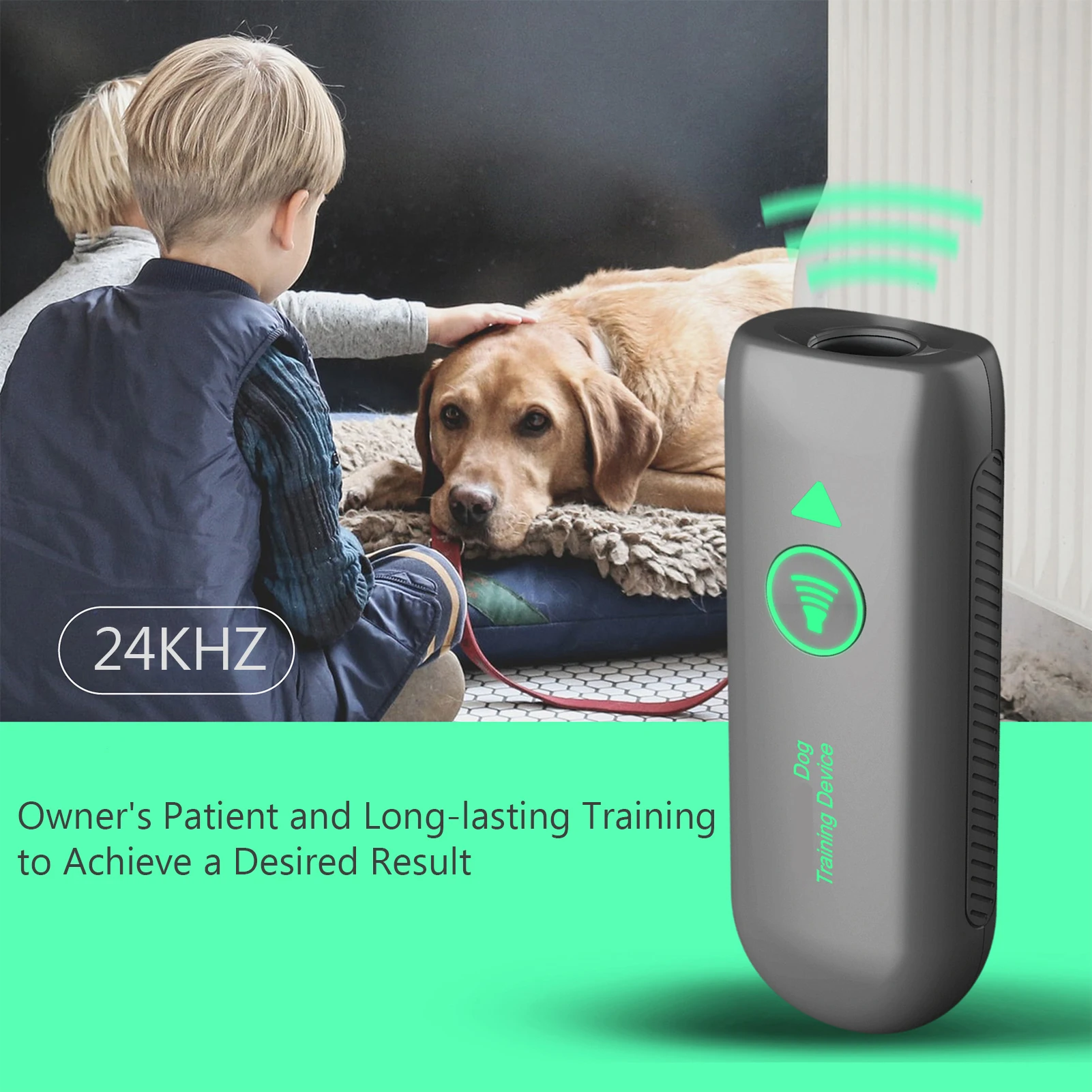 

Dog Repeller No Dog Noise Anti Barking Device Ultrasonic Dog Bark Deterrent Devices Training Rechargeable