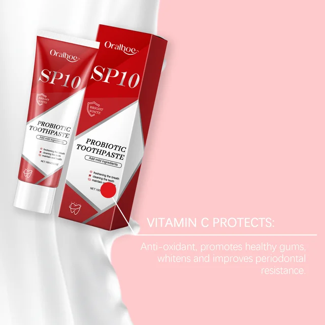 Sp-10 Probiotic Toothpaste Remove Plaque Stains Fresh Breath Whitening Tooth Oral Hygiene Clean Teeth Care Product 100g/200g 2
