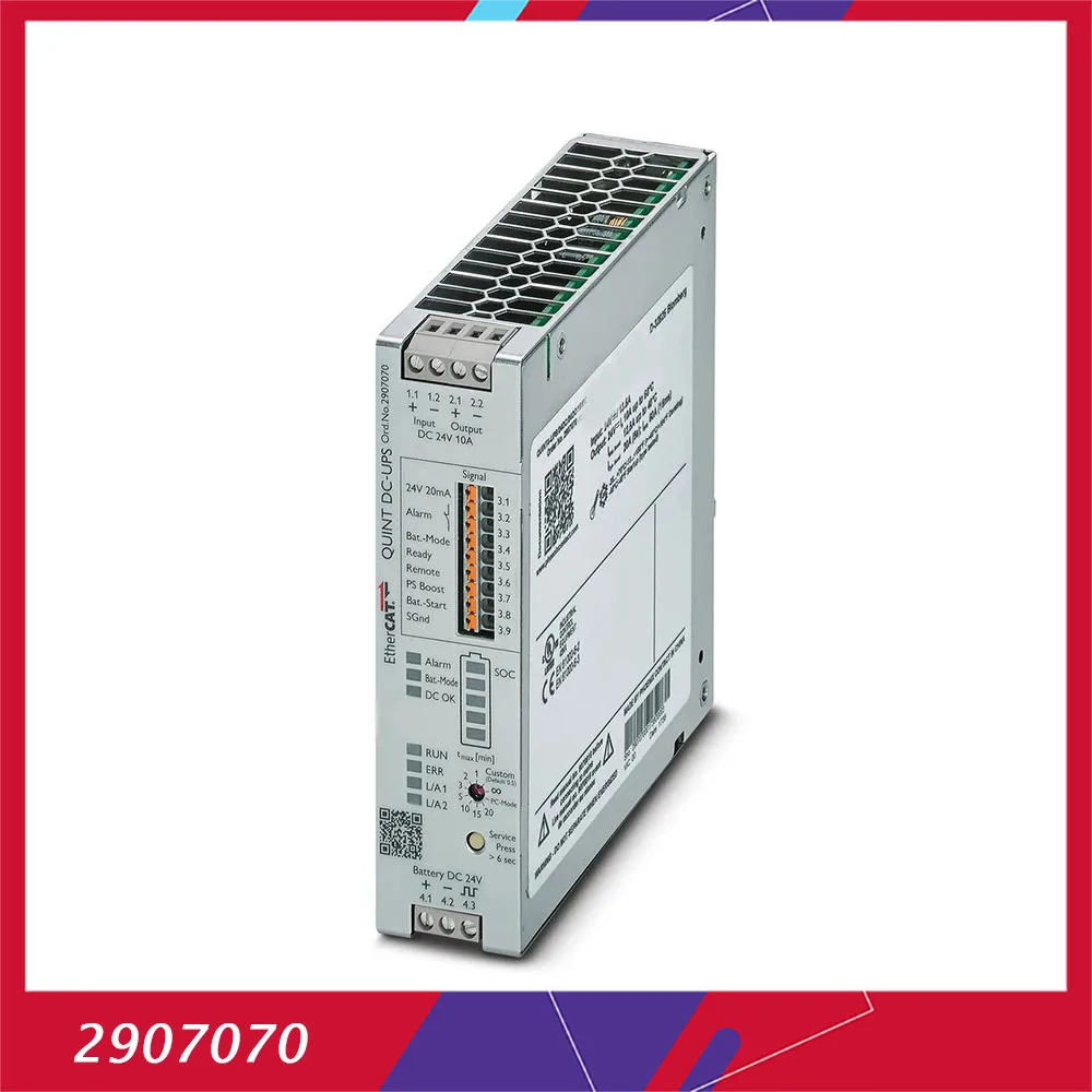 

2907070 QUINT4-UPS/24DC/24DC/10/EC For Phoenix UPS 24VDC/10A RJ45 Uninterruptible Power Supply Works Perfectly Fast Ship
