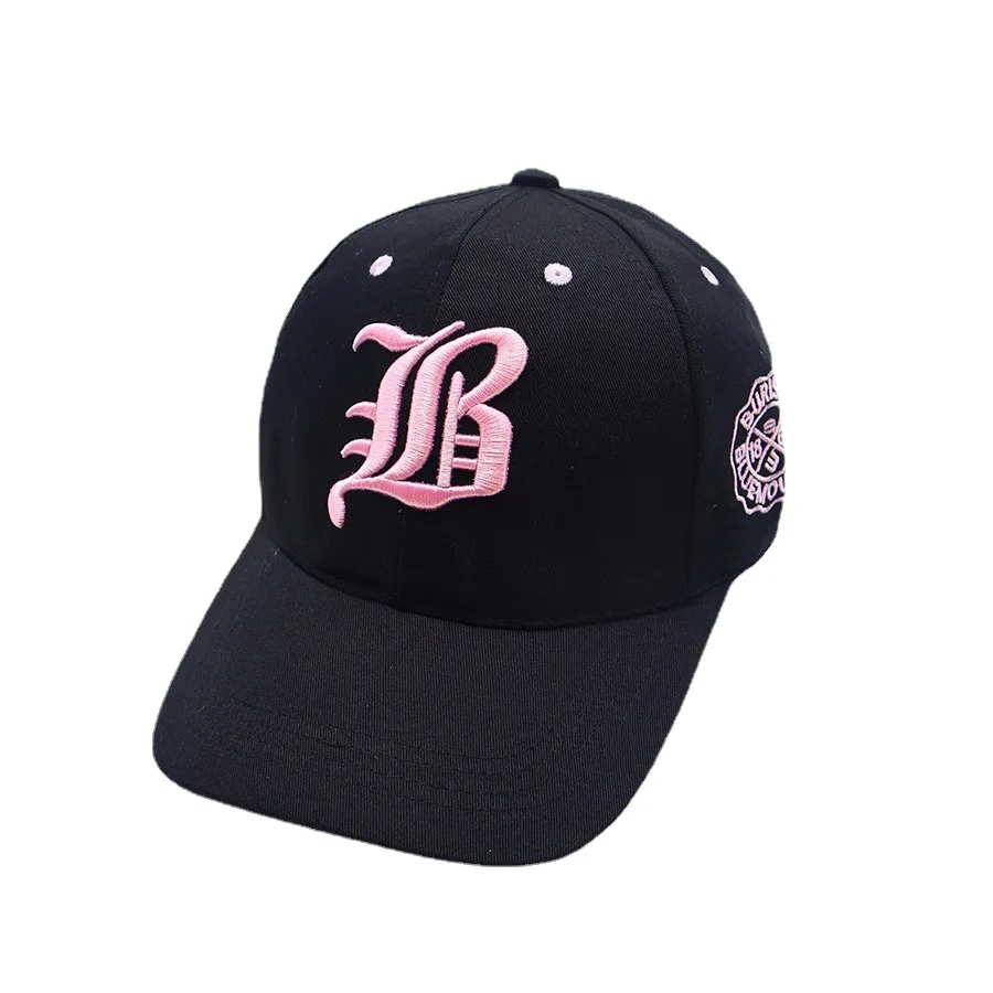 Unisex Summer Cotton Embroidery Snapback Cap - Casual Sport Sun Visor Hat