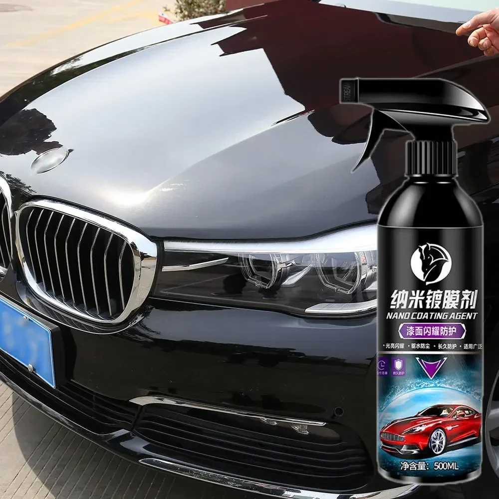 

Ceramic Car Coating 500ML 9H Nano Liquid Glass Plated Crystal Hydrophobic Waterproof Polishing Paint Hardness Car Polish Wax