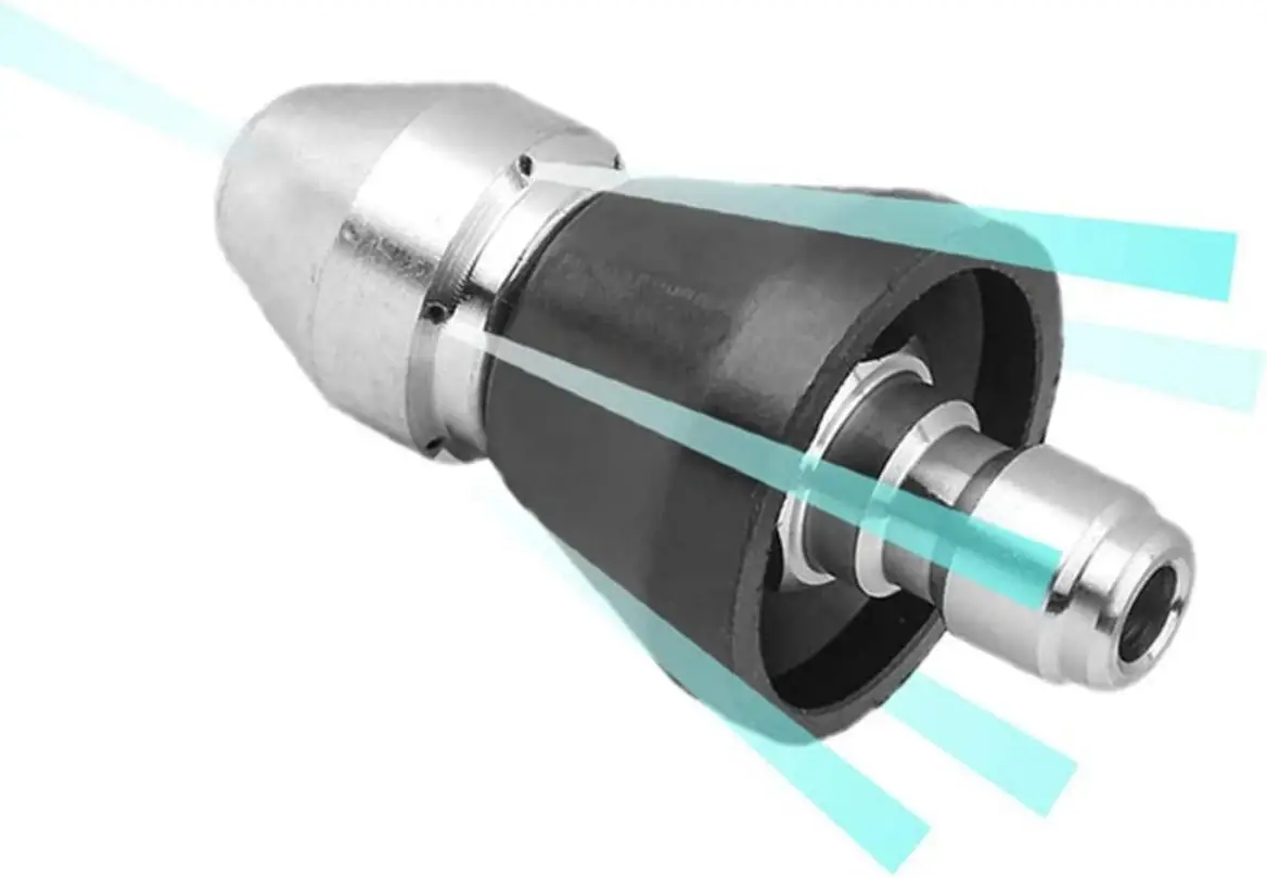 High Pressure Washer Sewer Jetter Nozzle Durable Design Jet Nozzle Pressure Drain Jetter Hose 1/4''' Connector
