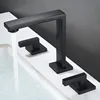 Dual Handle Basin Faucet Retro Brass Dual Holder Dual Control Tub Faucet Hot and Cold Bathroom Faucets Torneira Banheiro Luxo 6