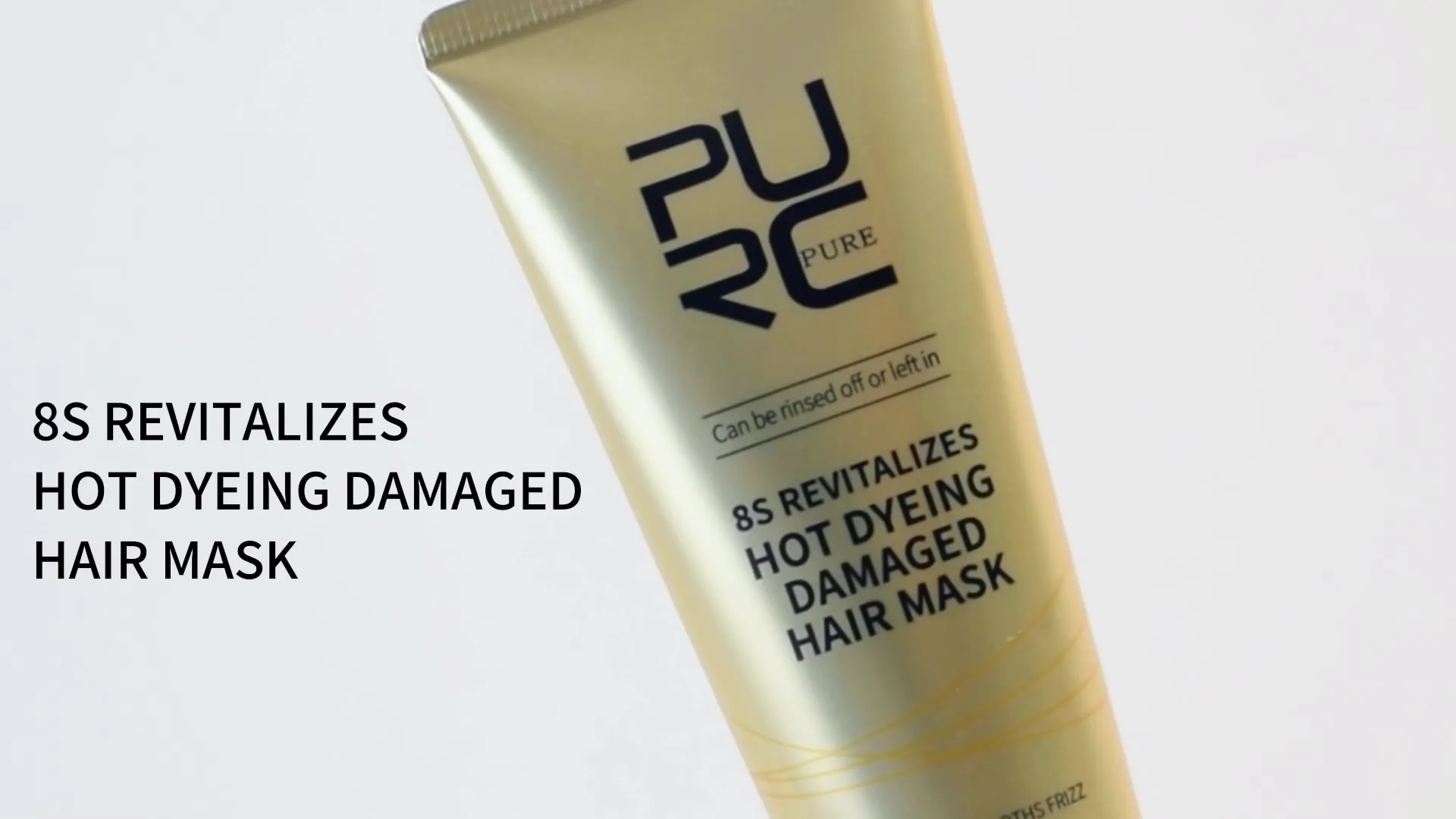 PURC-ケラチンヘアトリートメントクリーム,8秒間の塗布,滑らかにする