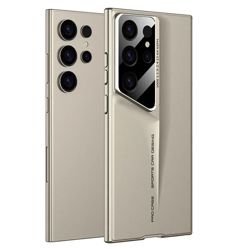 Ultrathin Mecha Blade Hard PC Matte Shockproof Phone Case with Lens Protection