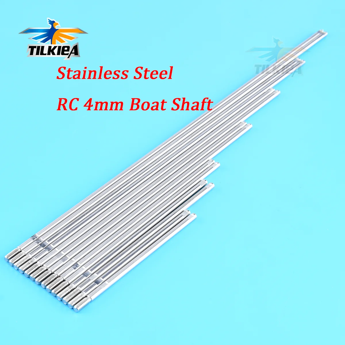 Arbre D'Entraînement 4mm Pour Bateau RC - Acier Inox 304 Avec Roulements - Longueurs 10-35cm