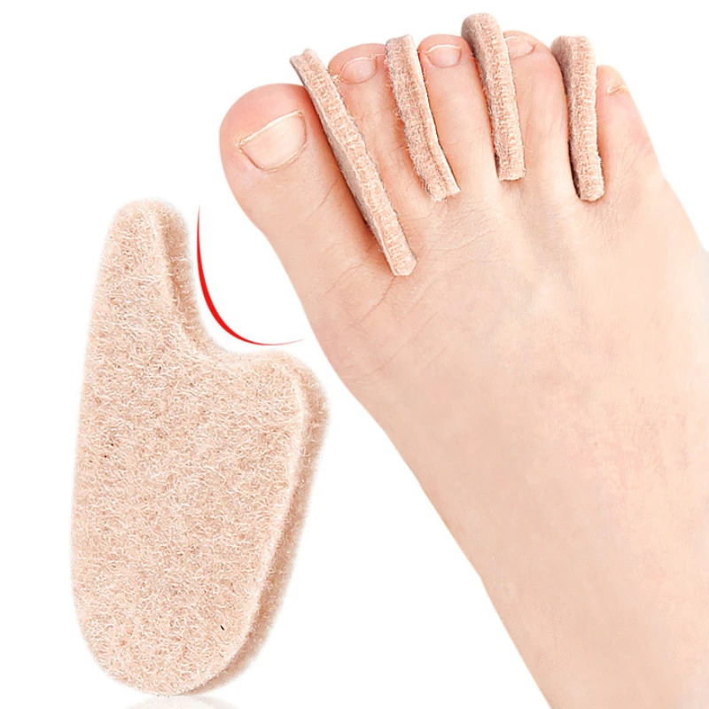 Hallux Valgus Splitter Toe Spacer 10Pieces Overlapping Fingers Pedicure Separator Corrector Pain Relif Foot Care Correction