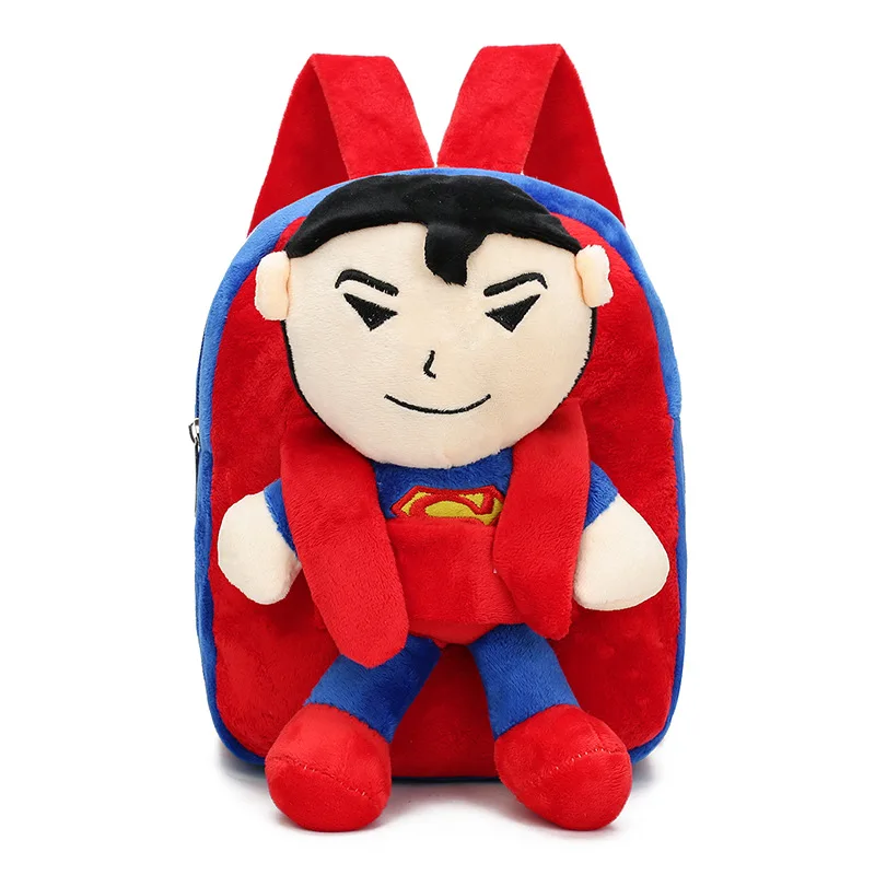 Marvel Series  Cartoon Anime Fashion Personality Plush Toy Children Leisure Cute Kindergarten Backpack Holiday Gift 4