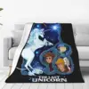 The Last Unicorn Blankets Fleece Breathable Sofa Throw Blankets For Couch Bedding Office Throws Bedspread Quilt 1