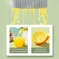 Electric Fruit Juicer Portable Single Auger Juicer Fruit Squeezer USB Charge Orange Lemon Fruit And Vegetable Juice Extractor 2