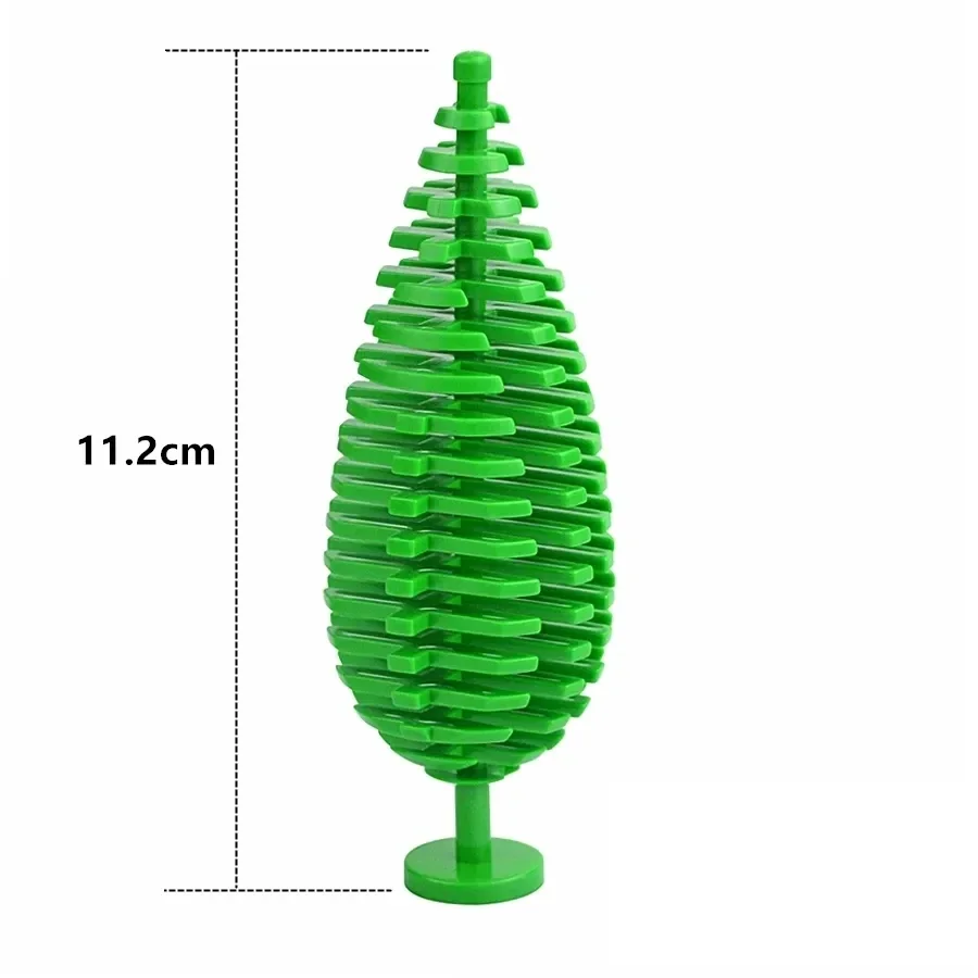 Hot sale City Parts Bush Tree Leaf Flower Green Grass Building Bricks Plants Blocks Figures Accessories Assemble Blocks Parts 5