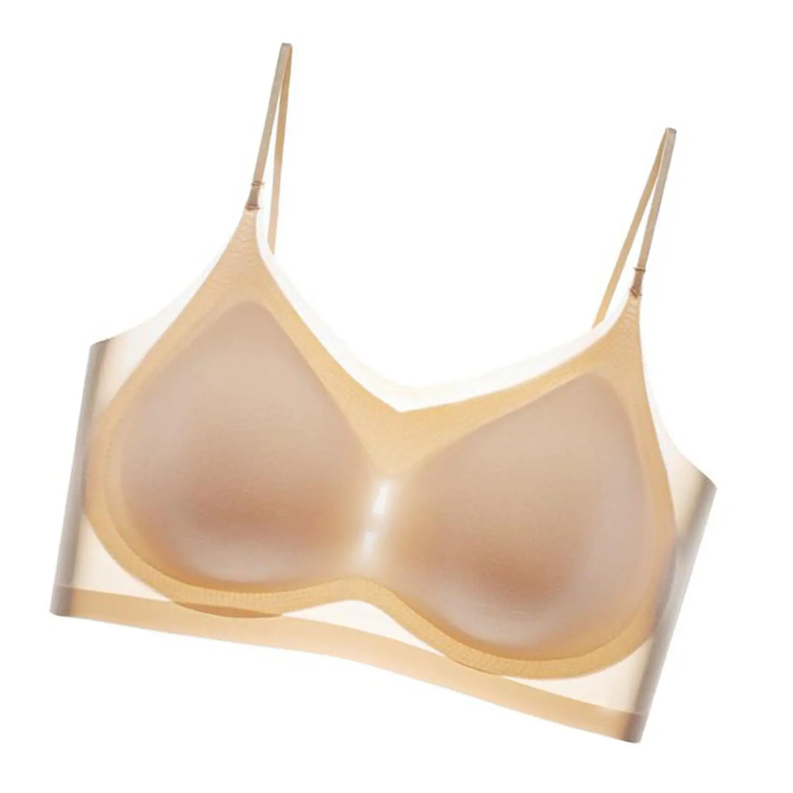 

Summer Seamless Ultra-Thin Plus Size Ice Silk Comfort Bra Breathable Seamless Bra Wire Free Comfort Lifting Ice Bra