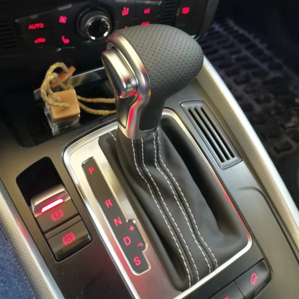 For Audi A4 B8 2009up/a5 2008up/q5 20092015/a6 C6 20062011/a6l C7 20122018 Car Leather Gear