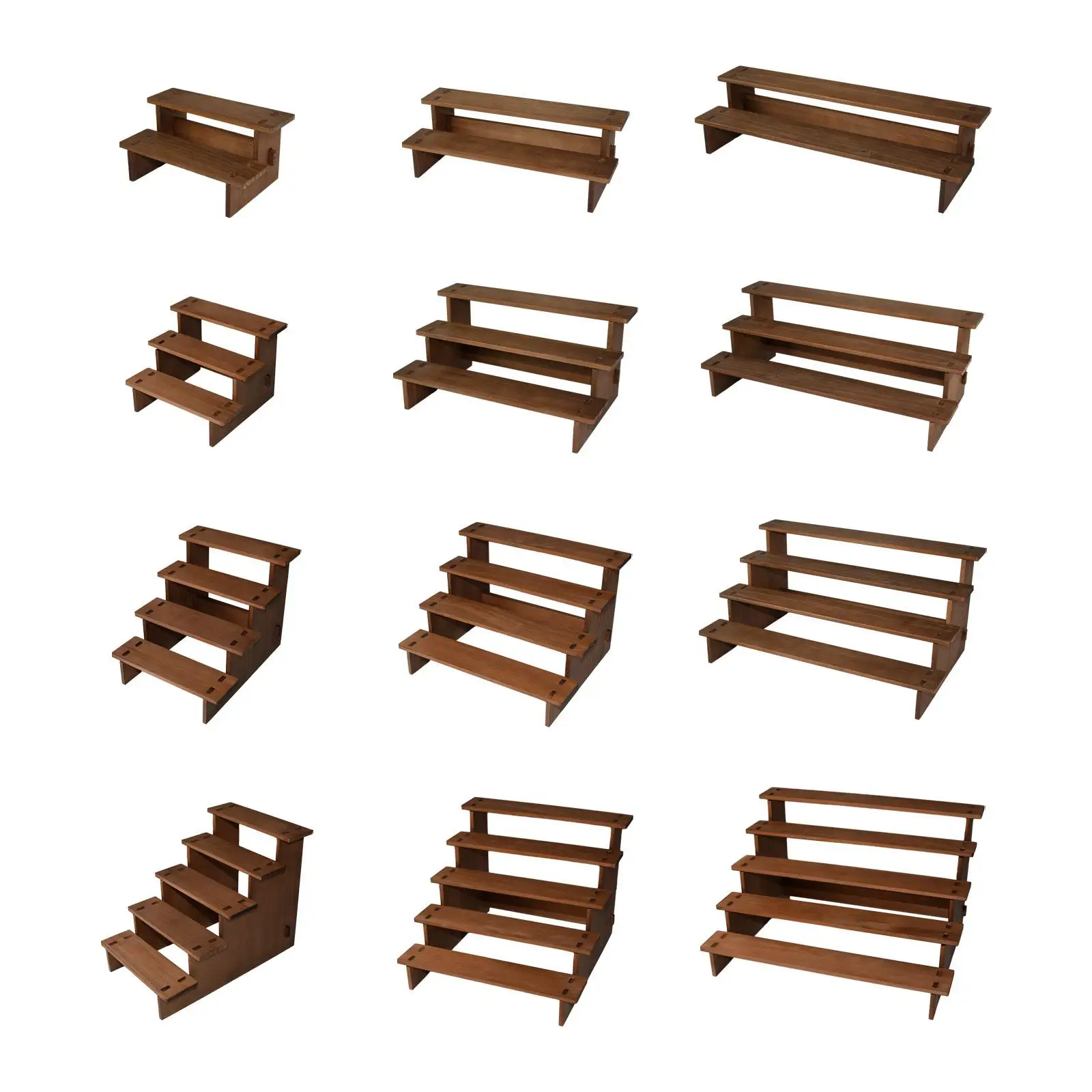 Wooden-Display-Riser-Shelf-Fashion-Decoration-Practical-Jewelry ...