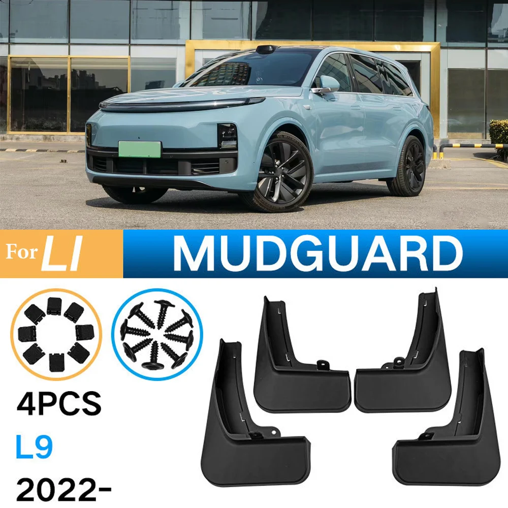 

Front Rear Mudguards For Li Auto L9 Lixiang 2022 2023 MudFlaps Splash Guards Wheel Protector Fender Car Accessories 4PCS