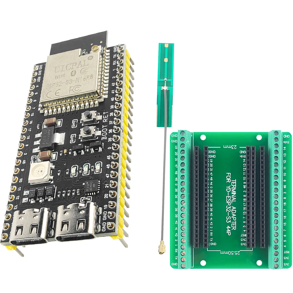 ตัวเลือกสินค้า บอร์ดพัฒนา IoT ครบวงจร ESP32-S3 โมดูล Wi-Fi & Bluetooth 2.4GHz