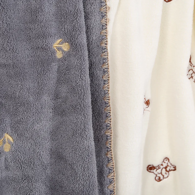 Bath Towels Cotton Towel Bath Towel Coral Fleece Cotton Bath Towels Natural Ultra Absorbent Eco-Friendly Beach towel Bathroom Sets For home