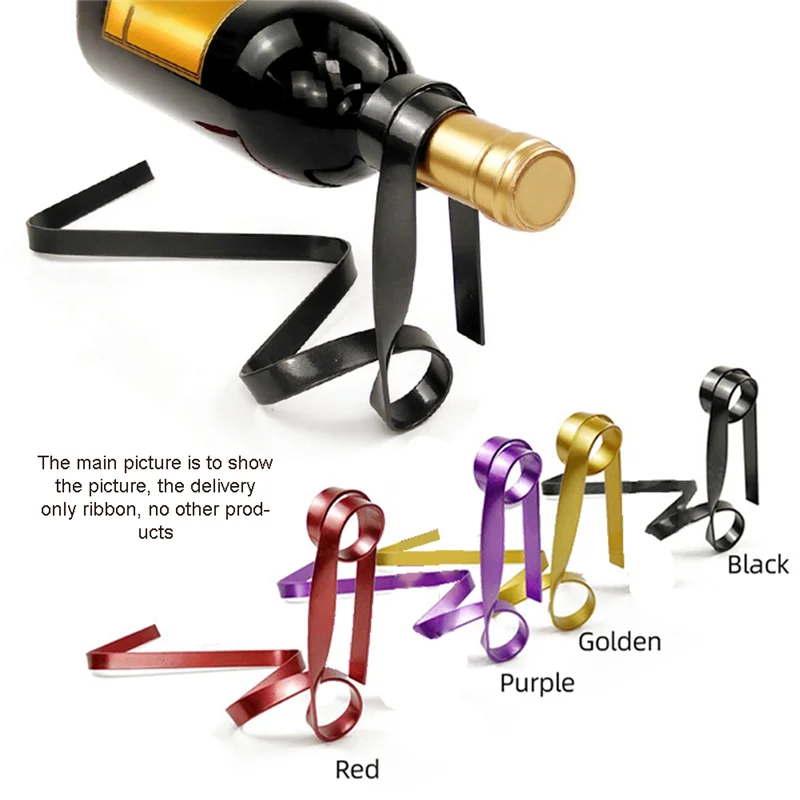 Wall Wine Rack Iron Wine Bottle Holder Iron Suspended Rack Bar Cabinet Home Red