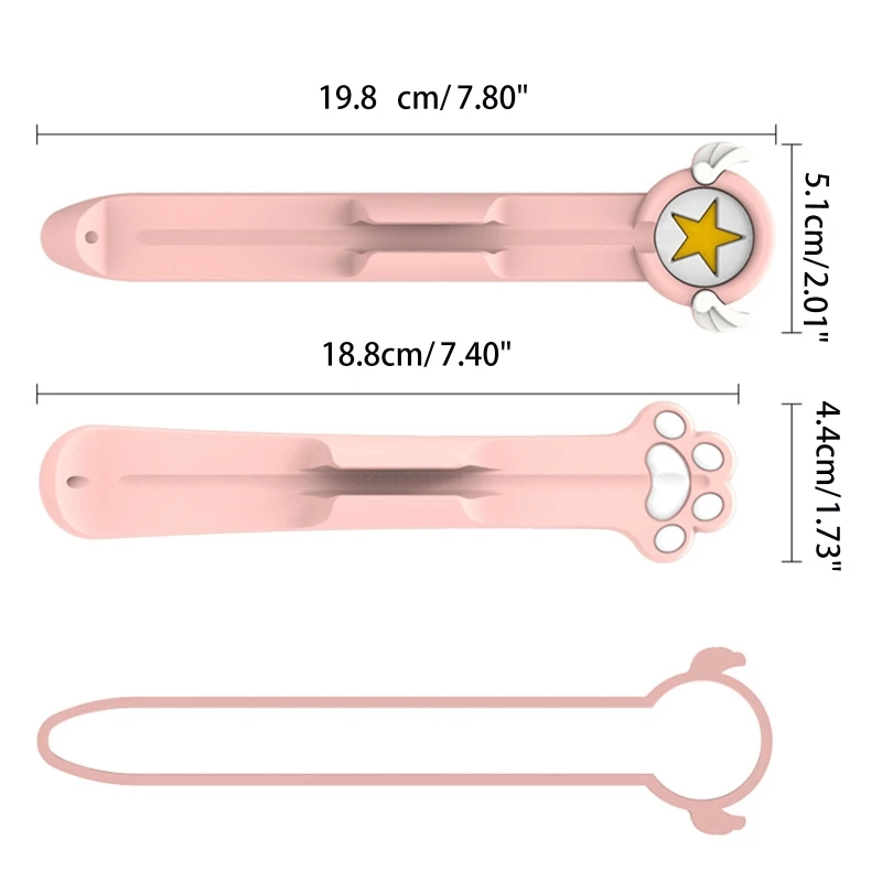 1PC 마그네틱 실리콘 스타일러스 펜 슬리브 터치 스크린 스타일러스 펜 슬롯 모바일 패드에 대 한 연필 1 2 세대 
