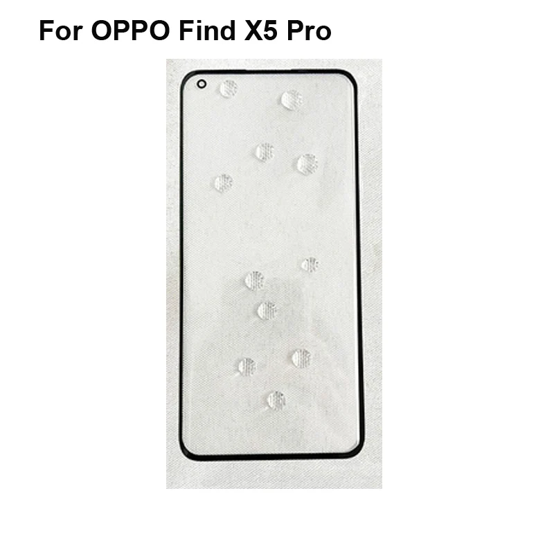 Per Oppo Find X5 Pro Touchscreen Con Lente In Vetro Lcd Anteriore Per Oppo Find X 5 Pro Pannello Touch Screen Vetro Dello Schermo Esterno Senza Flex