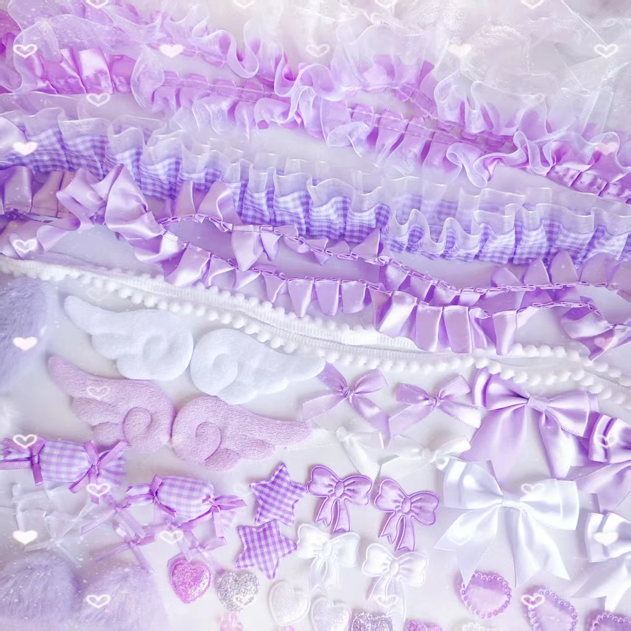 مجموعة 100 قطعة من المواد الملونة للفتيات، بما في...