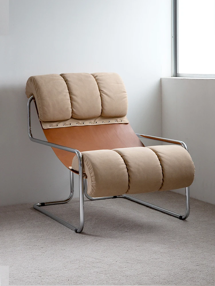 

Zhonggu Single-Seat Sofa Chair Living Room Bedroom Simple Lazy Leisure Designer Sofa Chair