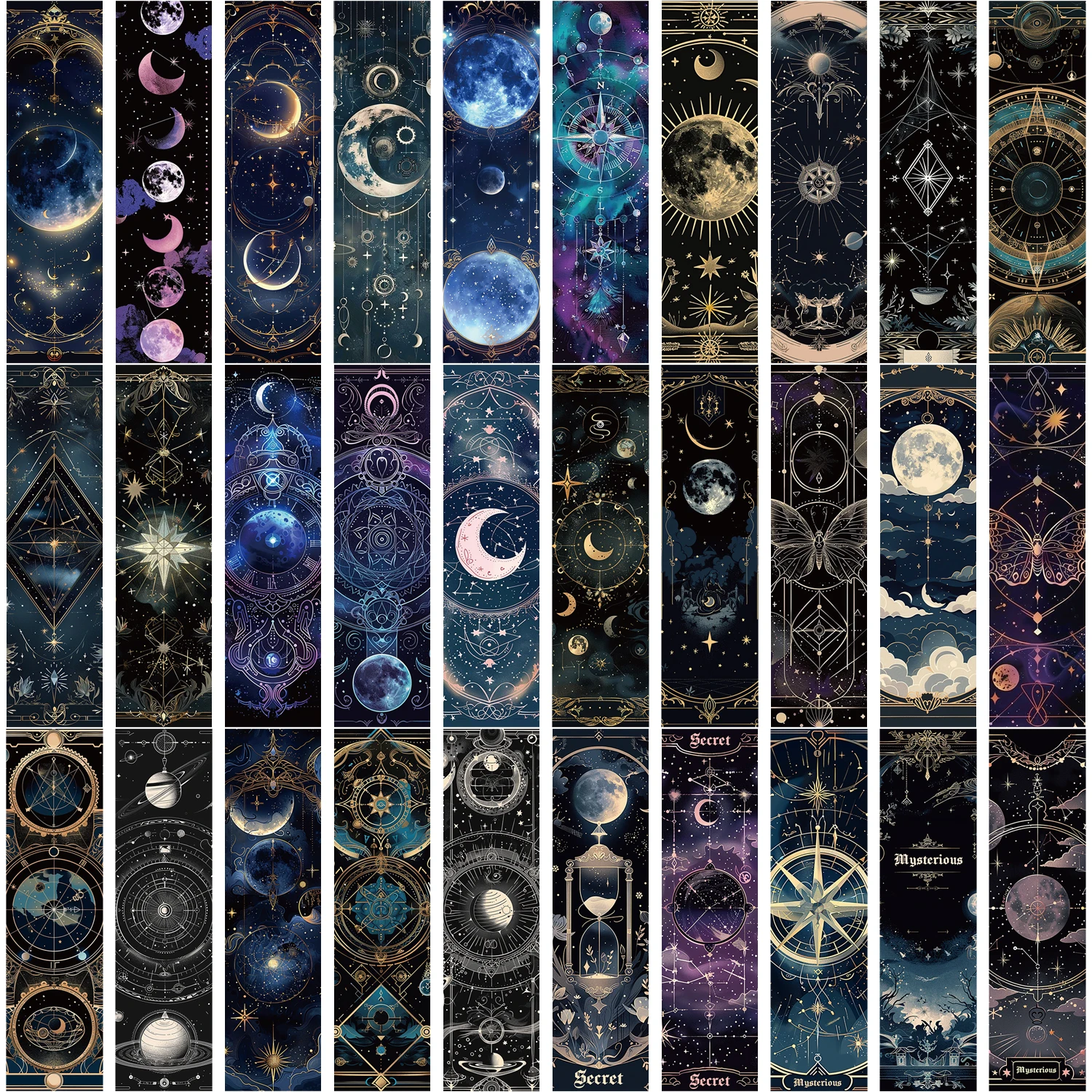 DIY 장 타로 책갈피, 창의적인 손 계정, 문구류, 학생 사무용품, 30 개