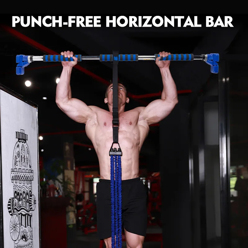 Pull-up Bar for Doorways, Mounts Without Screws, Suitable for Door Frame Width: 130-170cm