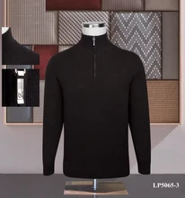  Billionaire Sweater Cashmere men's 2023 autumn winter New Business Casual warm Long sleeve elastic zipper fashion big size M-4XL 