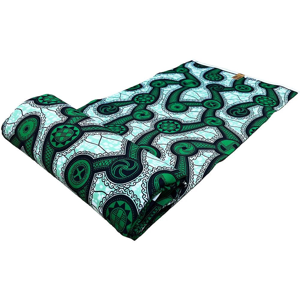 Ankara Fabric Guaranteed Quality African Wax Print Fabric Polyester 6 yards Soft Material Dresses DIY